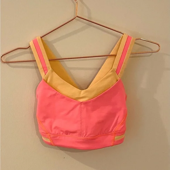 Lululemon Neon Sports Bra - Picture 6 of 7